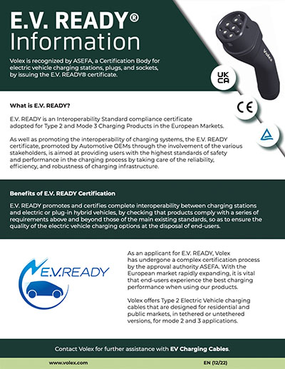 Volex EV READY Information